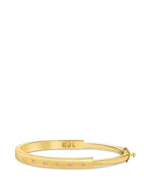 Half CZ Bangle