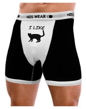 I Like Cat Silhouette Design Mens Boxer Brief Underwear by TooLoud