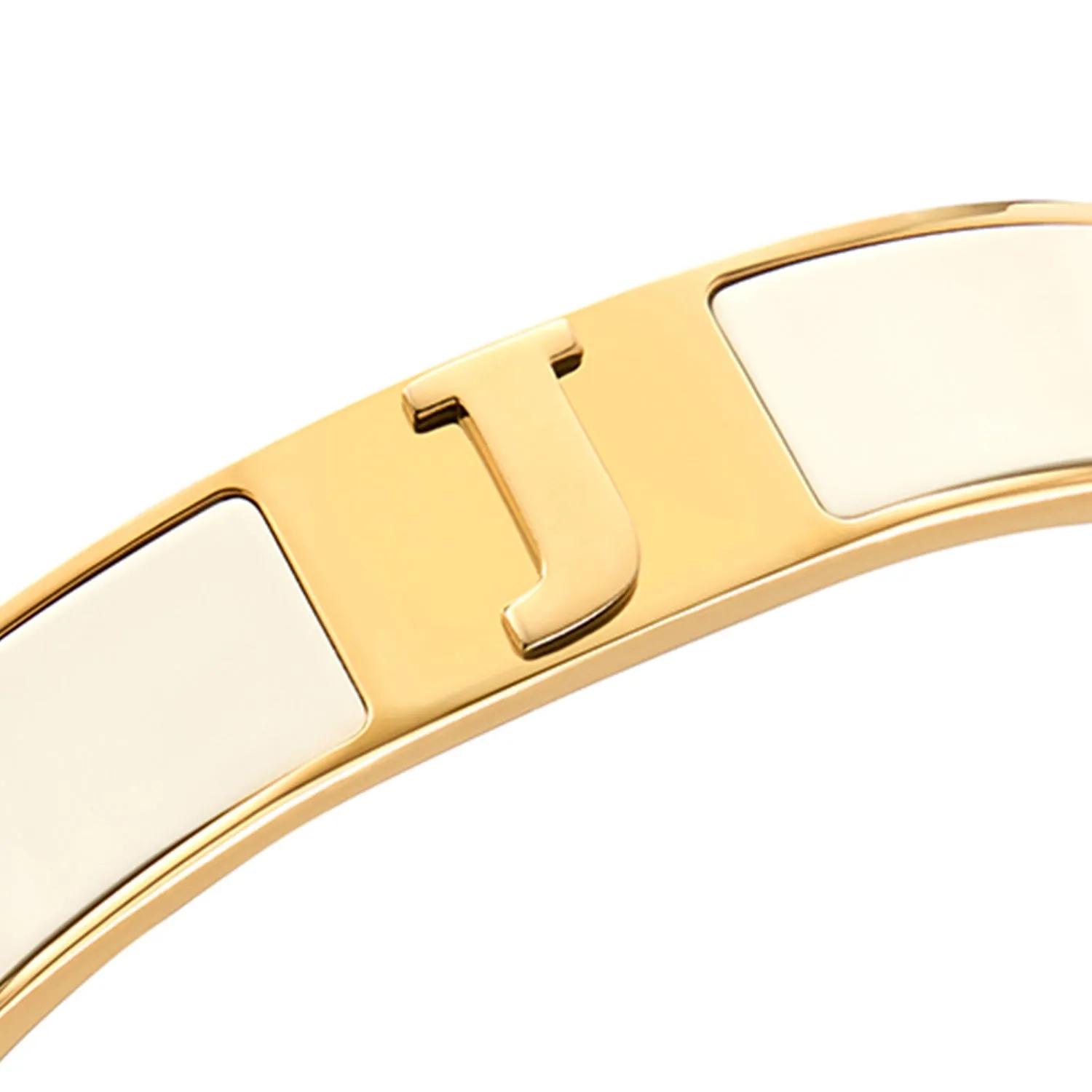 Icon Initial Bangle (Gold)