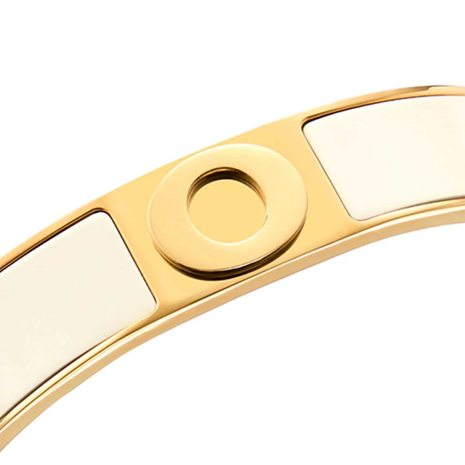 Icon Initial Bangle (Gold)