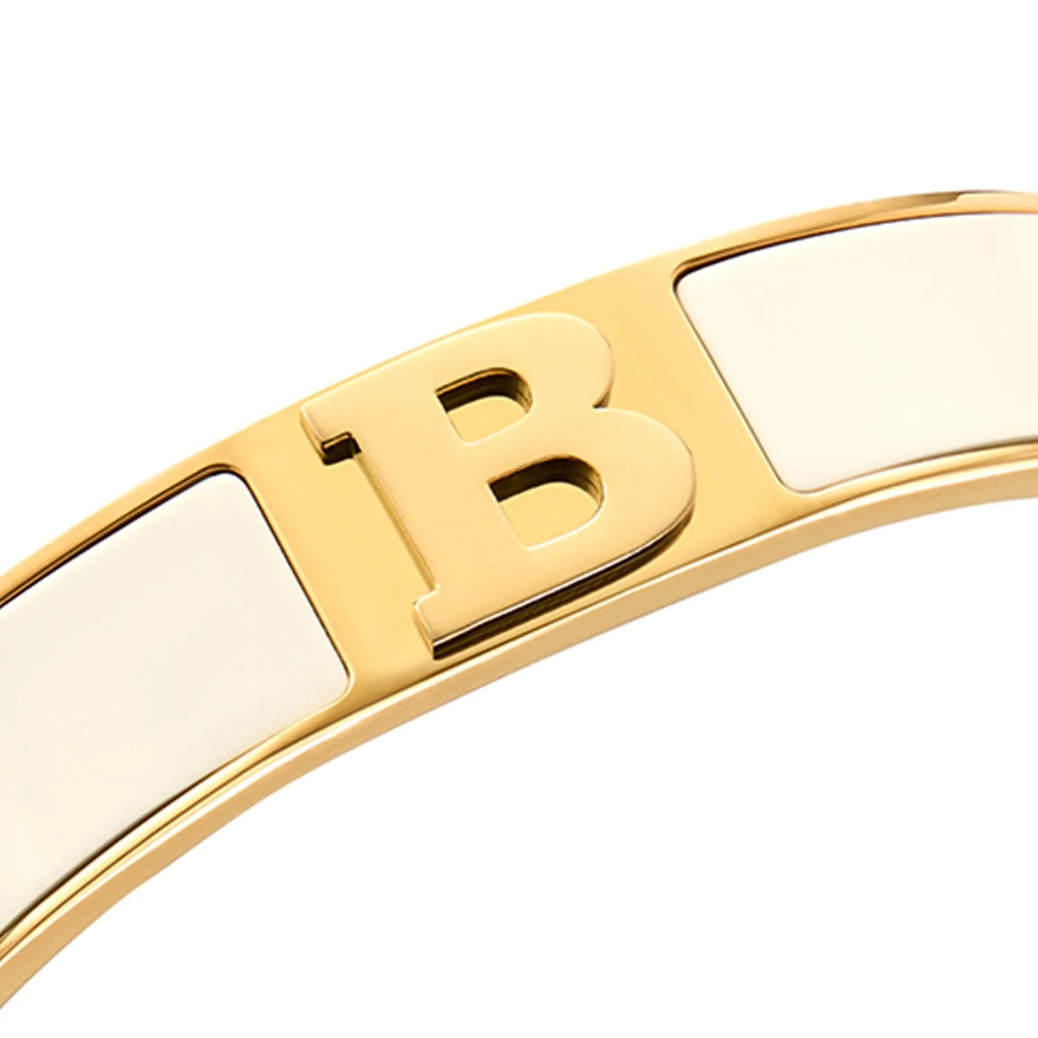 Icon Initial Bangle (Gold)