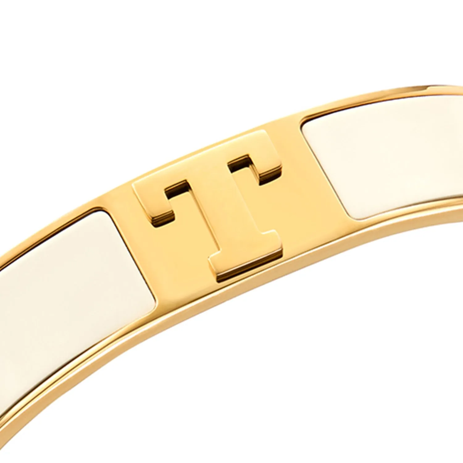 Icon Initial Bangle (Gold)