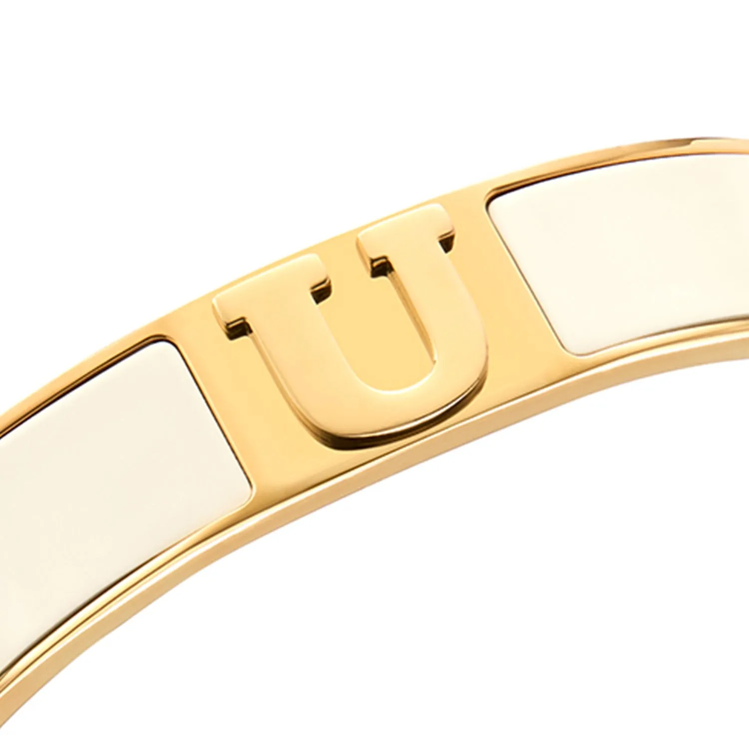 Icon Initial Bangle (Gold)