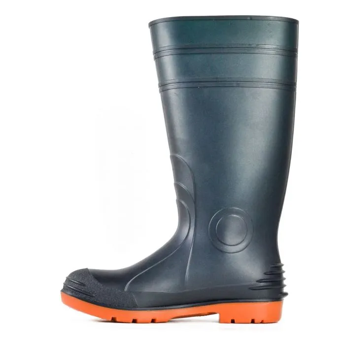 Jobmaster 3 Gumboots -  Green / Orange - Safety