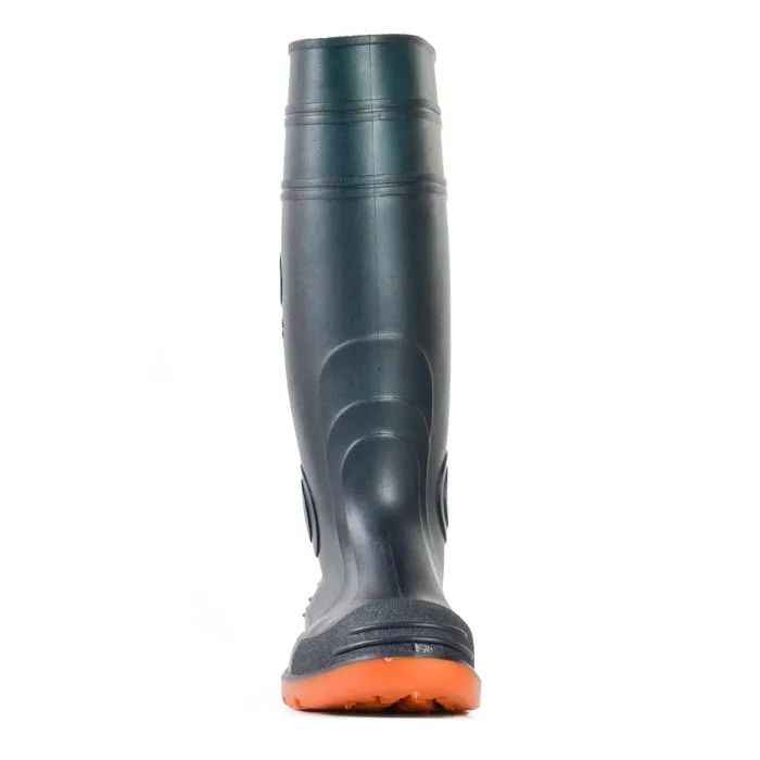 Jobmaster 3 Gumboots -  Green / Orange - Safety