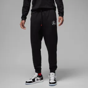 Jordan - Men - Flight MVP Sweatpant - Black/Rush Orange