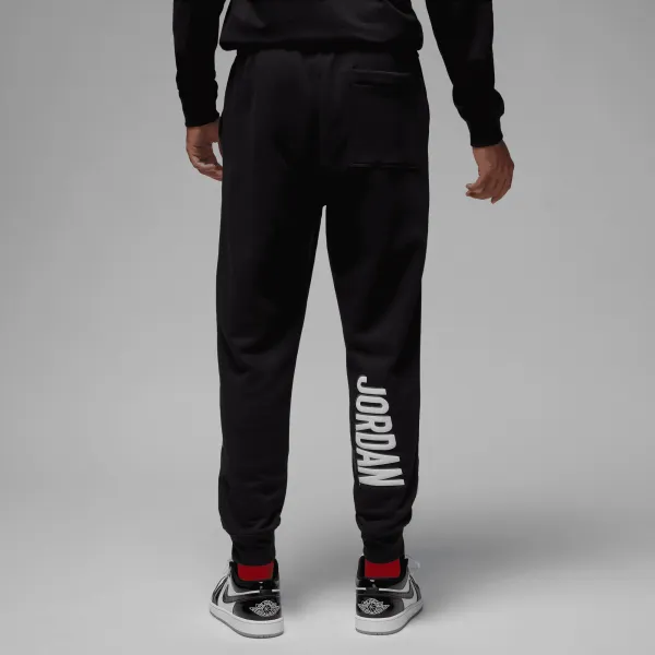 Jordan - Men - Flight MVP Sweatpant - Black/Rush Orange