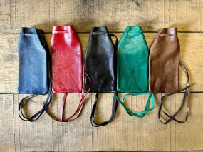 Leather Drawstring Pouch