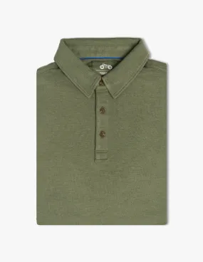 MOSS CASHMERE POLO