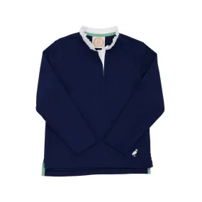 Ramsey Rugby Shirt-Ruffle, Nantucket Navy/Worth Avenue White