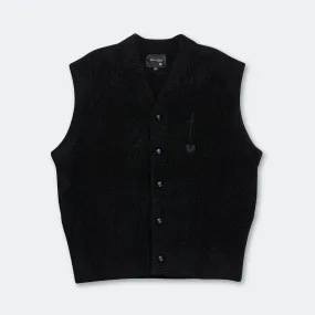 Ribbed Sid Vest - Black